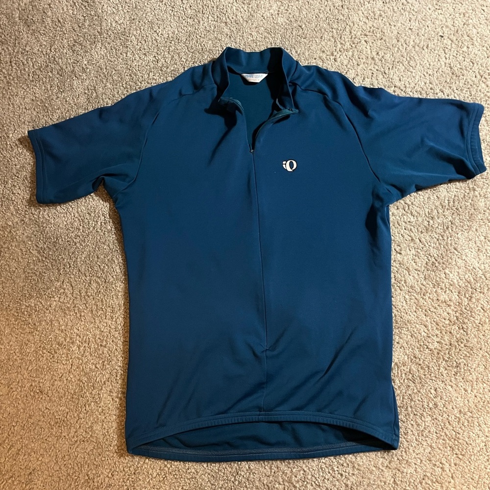 Men's Blue Pearl Izumi Cycling Shirt